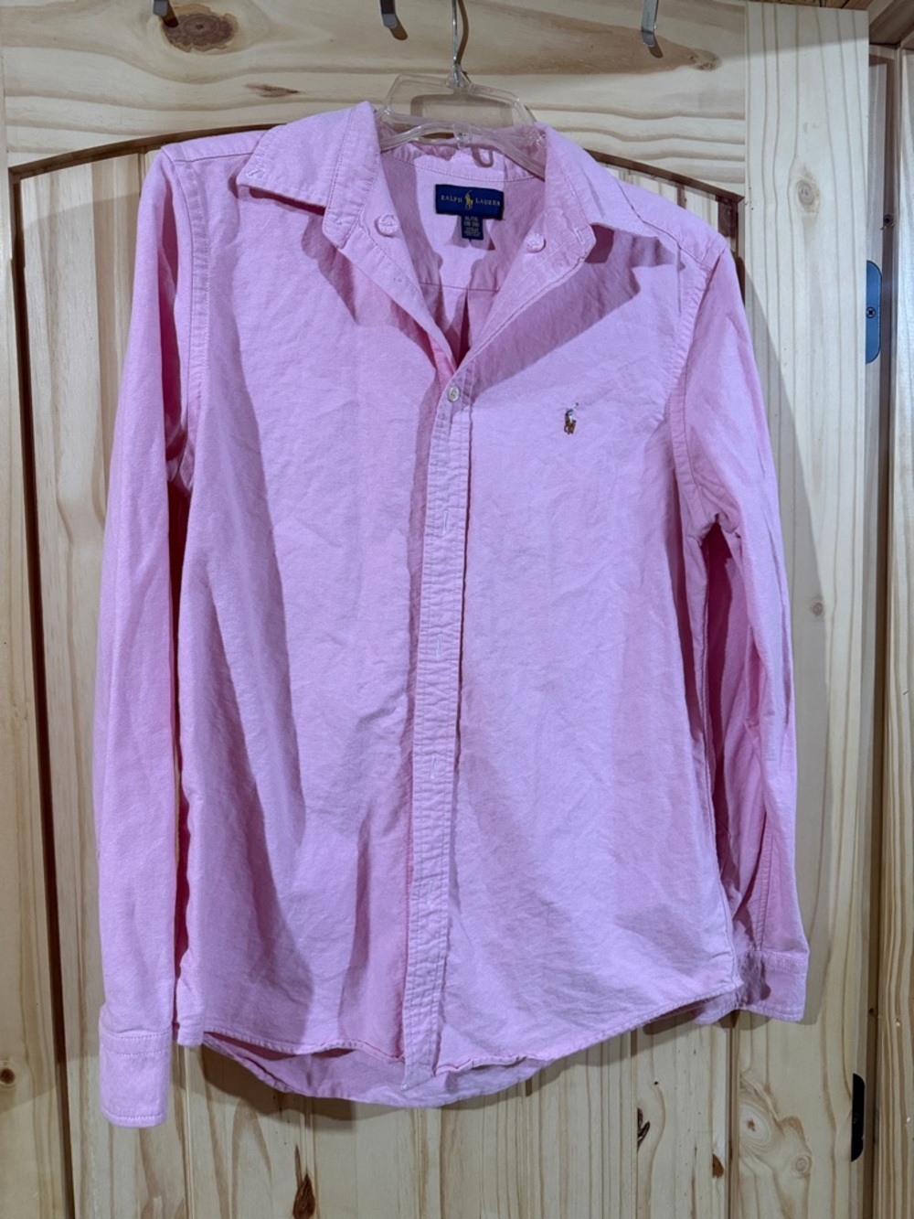 Ralph Lauren Light Pink Button-Front Shirt